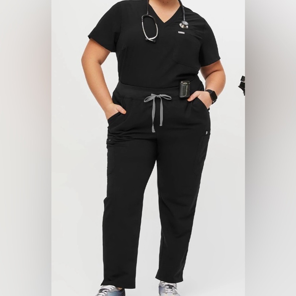 2 Sets of Black Figs Scrubs